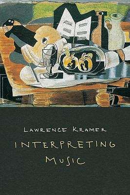 Book cover of Interpreting Music