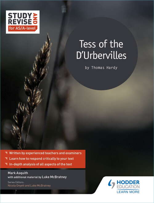 Book cover of Study and Revise for AS/A-level: Tess of the D'Urbervilles