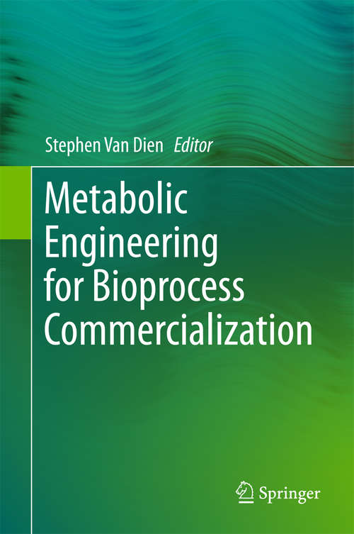 Book cover of Metabolic Engineering for Bioprocess Commercialization