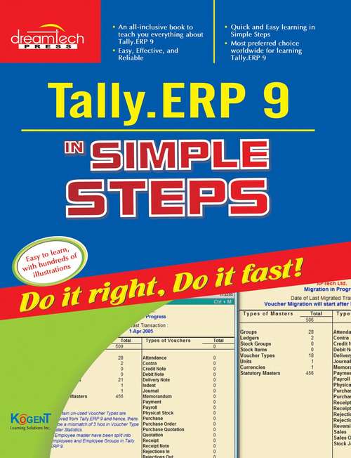 Book cover of Tally.ERP 9 in Simple Steps