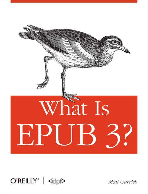 Book cover of What Is EPUB 3?