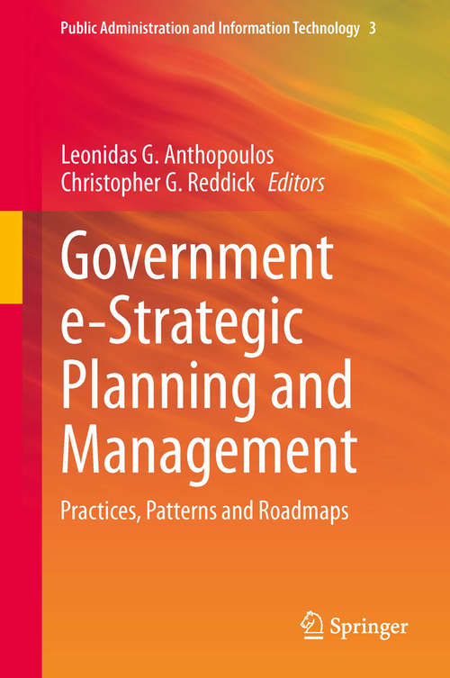 Book cover of Government e-Strategic Planning and Management