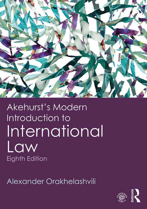 Book cover of Akehurst's Modern Introduction to International Law