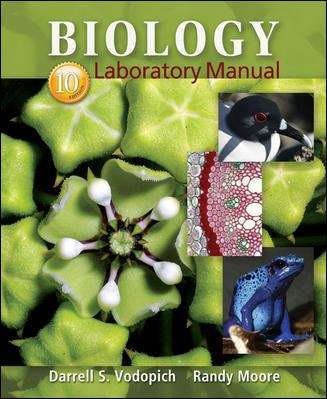 Book cover of Biology Laboratory Manual (Tenth Edition)