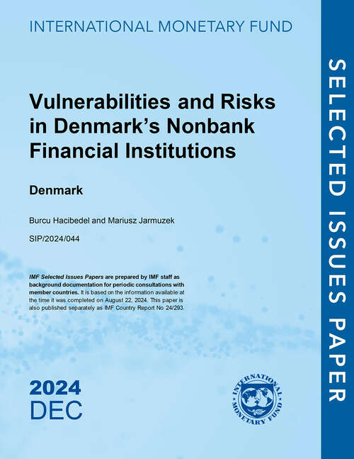 Book cover of Vulnerabilities and Risks in Denmark’s Nonbank Financial Institutions: Denmark