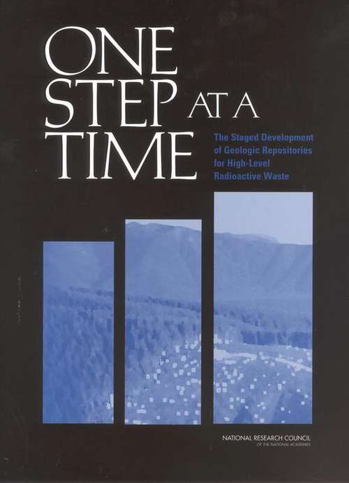 Book cover of One Step at a Time: The Staged Development of Geologic Repositories for High-Level Radioactive Waste