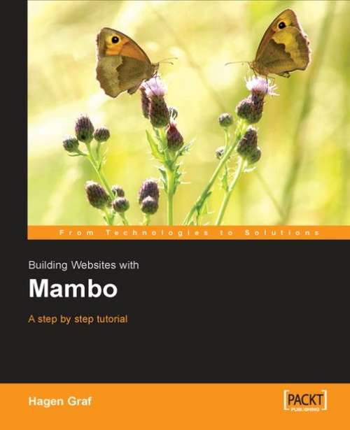 Book cover of Building Websites with Mambo