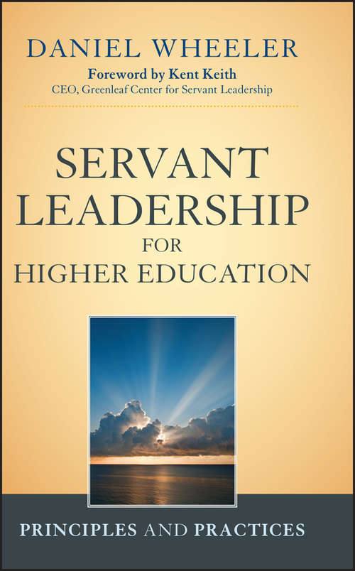 Book cover of Servant Leadership for Higher Education
