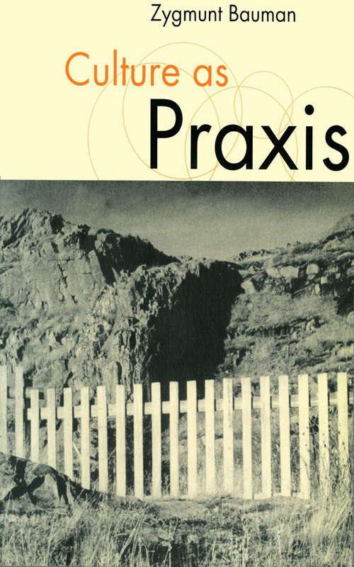 Culture as Praxis (Published in association with Theory, Culture & Society)