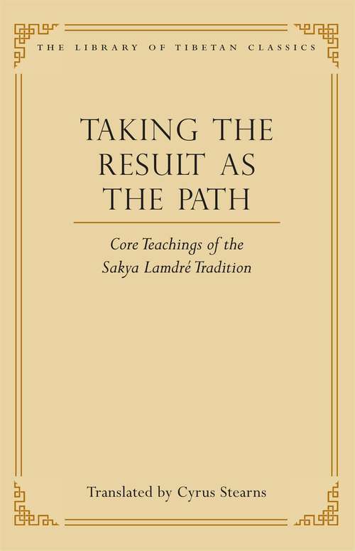Book cover of Taking the Result as the Path