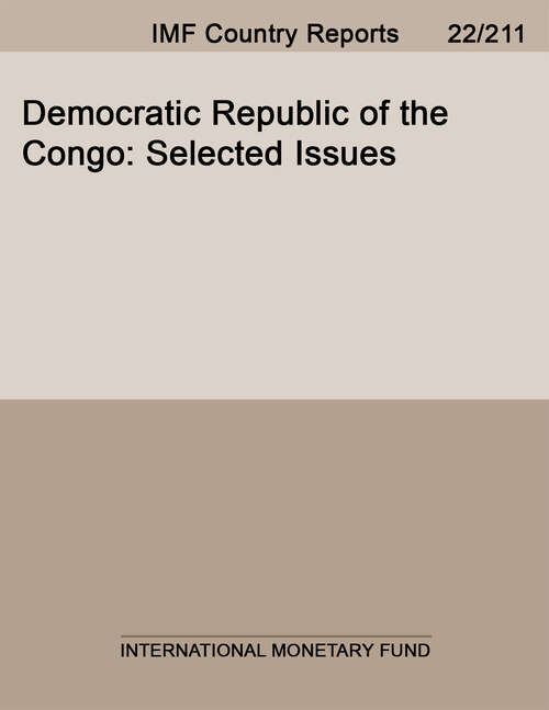 Book cover of Democratic Republic of the Congo: Selected Issues (Imf Staff Country Reports)