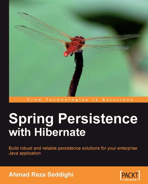 Book cover of Spring Persistence with Hibernate