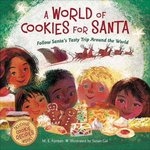Book cover of A World of Cookies for Santa: Follow Santa's Tasty Trip Around the World