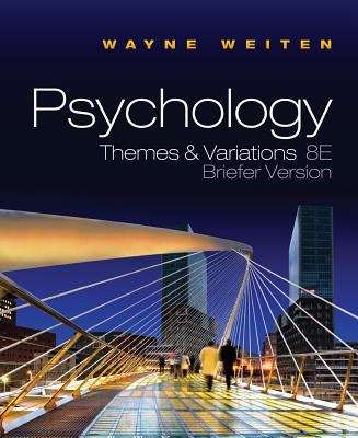 Book cover of Psychology: Themes and Variations (8th Edition)