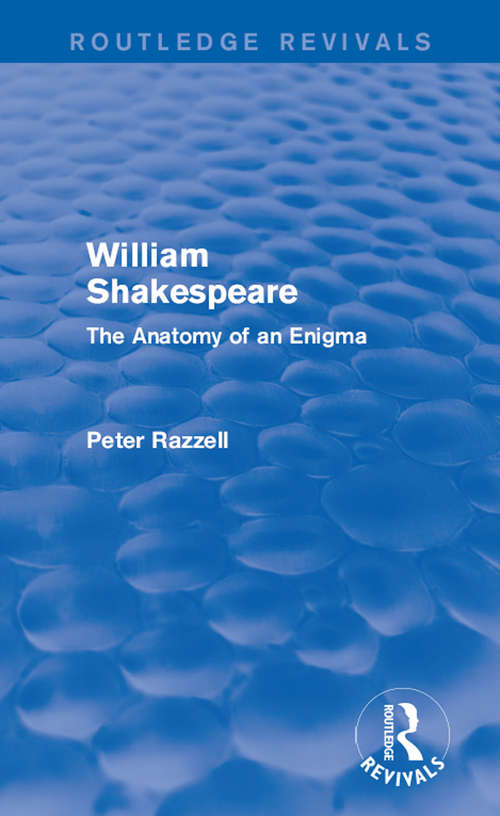 Book cover of Routledge Revivals (1990): The Anatomy of an Enigma