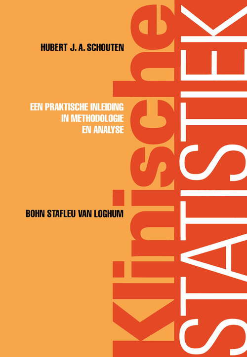 Book cover of Klinische statistiek