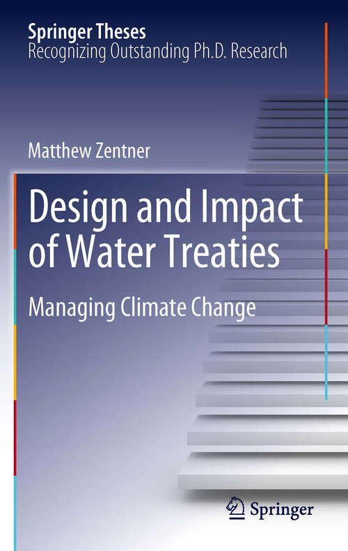 Book cover of Design and impact of water treaties