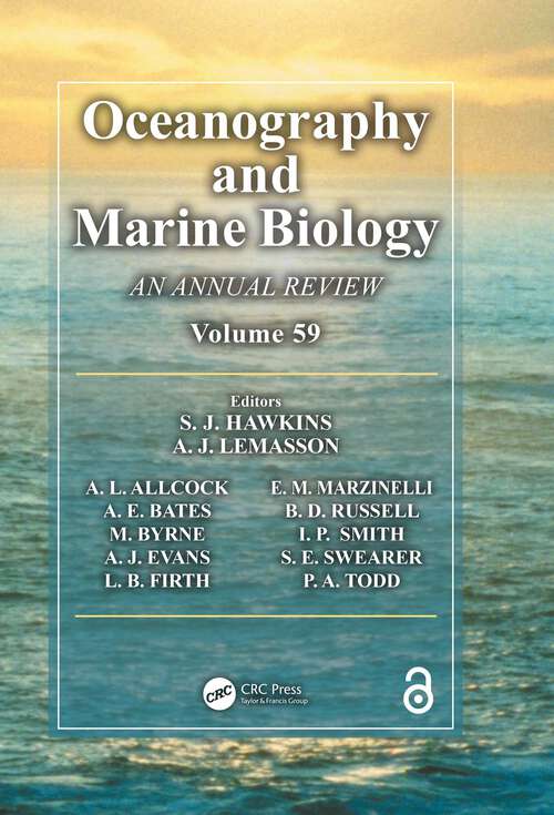 Book cover of Oceanography and Marine Biology: An Annual Review, Volume 55 (Oceanography and Marine Biology - An Annual Review)
