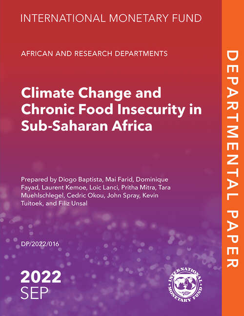 Climate Change and Chronic Food Insecurity in Sub-Saharan Africa