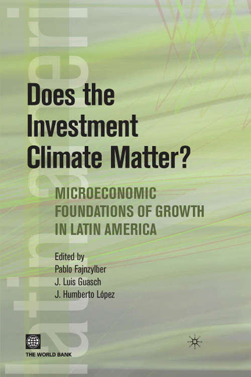 Does the Investment Climate Matter?