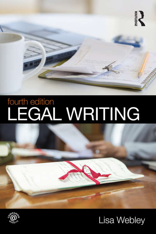 Book cover of Legal Writing (4)