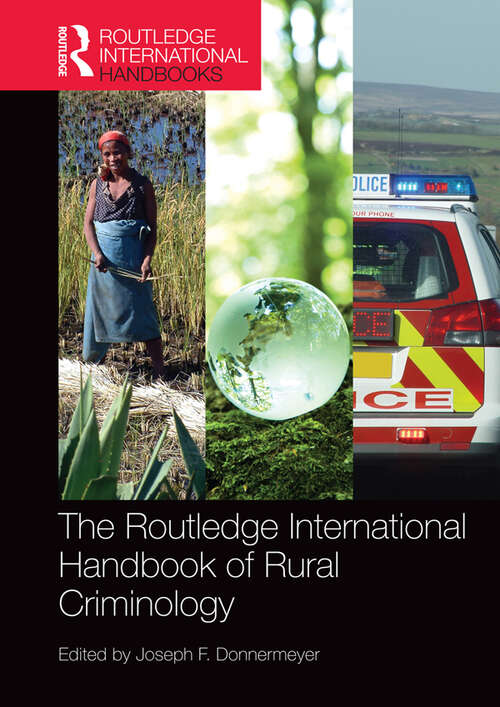 Book cover of The Routledge International Handbook of Rural Criminology