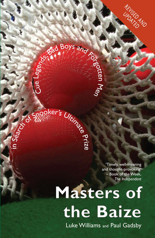 Book cover of Snooker's World Champions: Masters of the Baize