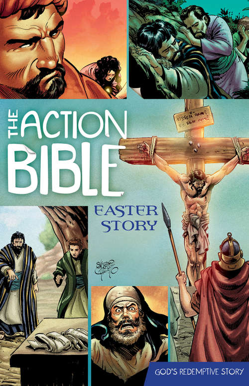 Book cover of The Action Bible Easter Story