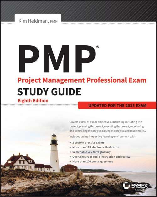 Book cover of PMP Project Management Professional Exam Study Guide
