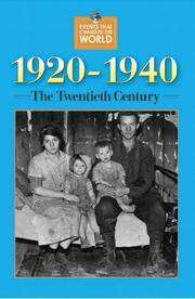 Book cover of Events That Changed The World - 1920-1940 (Events That Changed The World Series)