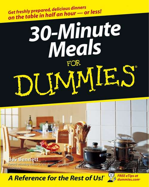 Book cover of 30-Minute Meals For Dummies