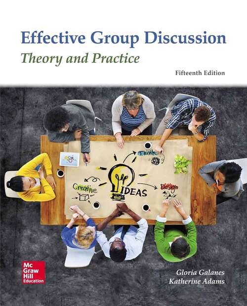 Book cover of Effective Group Discussion: Theory and Practice (Fifteenth Edition)