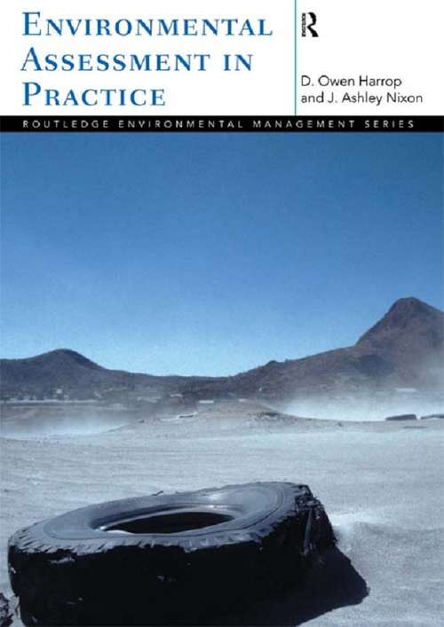 Book cover of Environmental Assessment in Practice (Routledge Environmental Management)