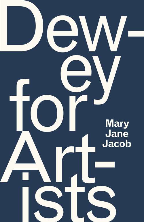Book cover of Dewey for Artists