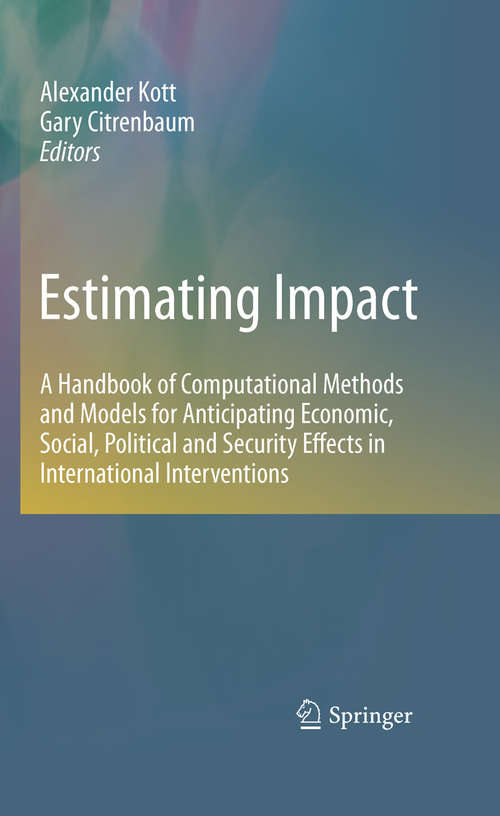 Book cover of Estimating Impact