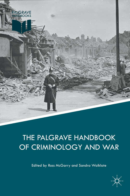 Book cover of The Palgrave Handbook of Criminology and War