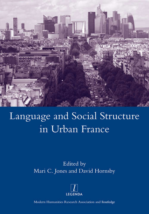 Book cover of Language and Social Structure in Urban France