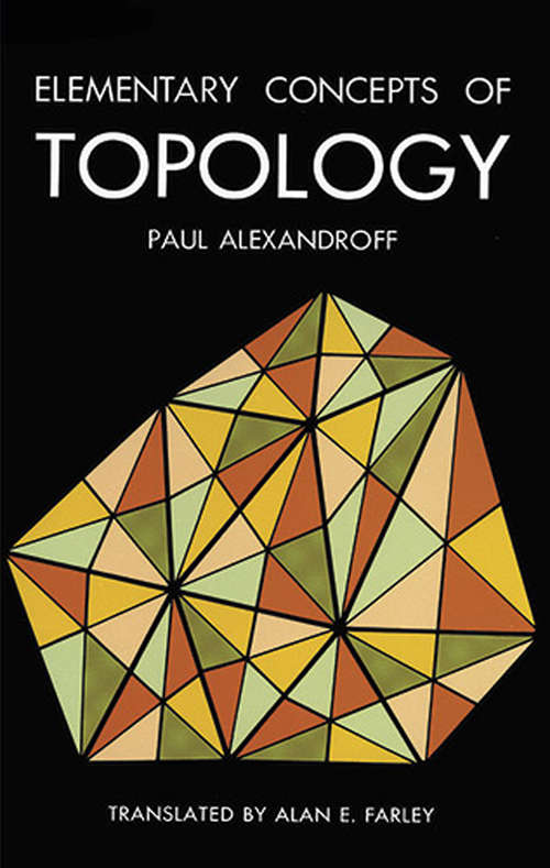 Book cover of Elementary Concepts of Topology