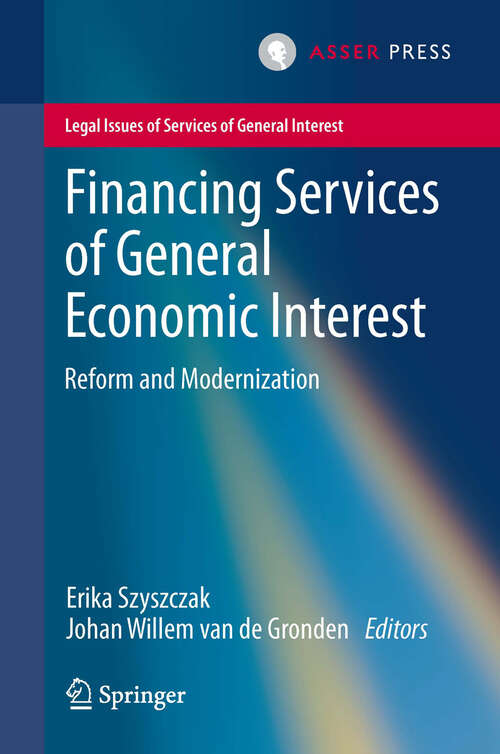 Book cover of Financing Services of General Economic Interest