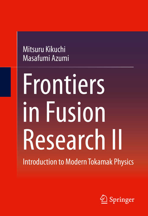 Book cover of Frontiers in Fusion Research II