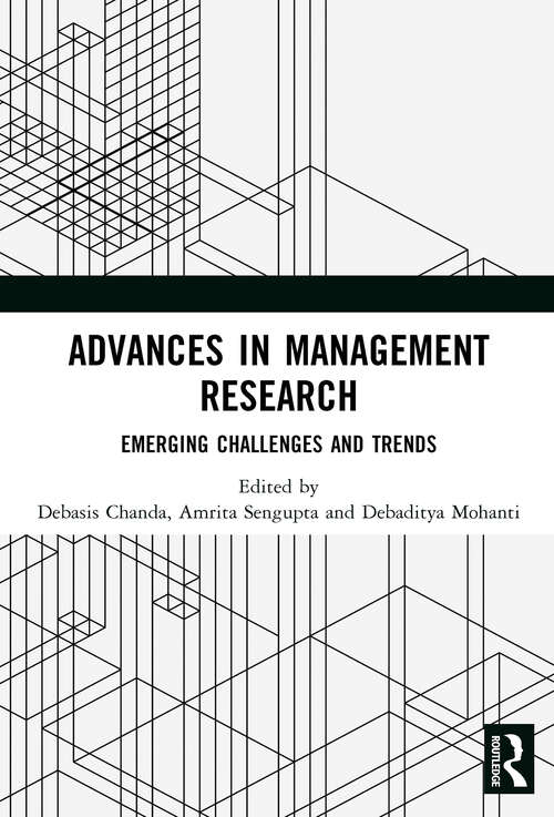 Book cover of Advances in Management Research: Emerging Challenges and Trends
