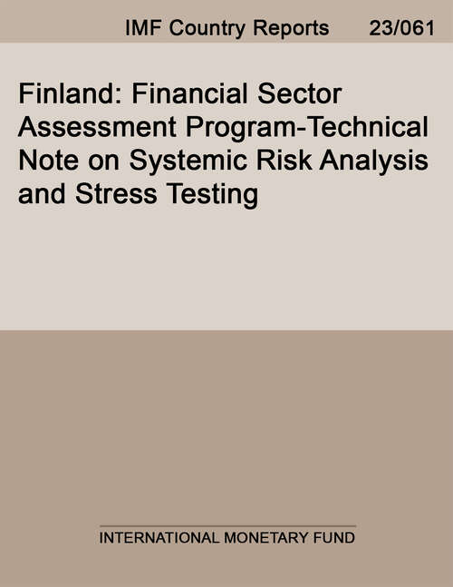 Book cover of Finland: Financial Sector Assessment Program-Technical Note on Systemic Risk Analysis and Stress Testing