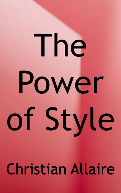Book cover of The Power of Style
