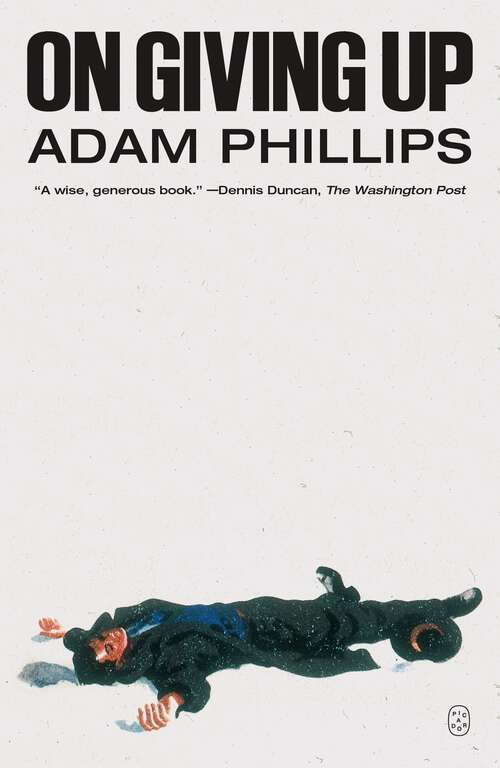 Book cover of On Giving Up
