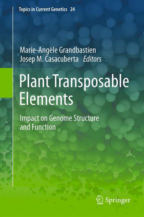 Book cover of Plant Transposable Elements