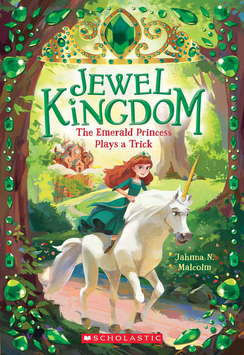 Book cover of The Emerald Princess Plays a Trick (Jewel Kingdom #3)