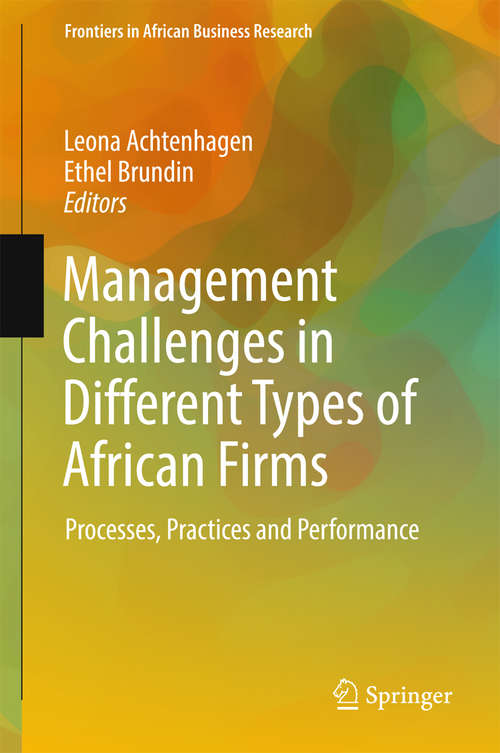 Book cover of Management Challenges in Different Types of African Firms