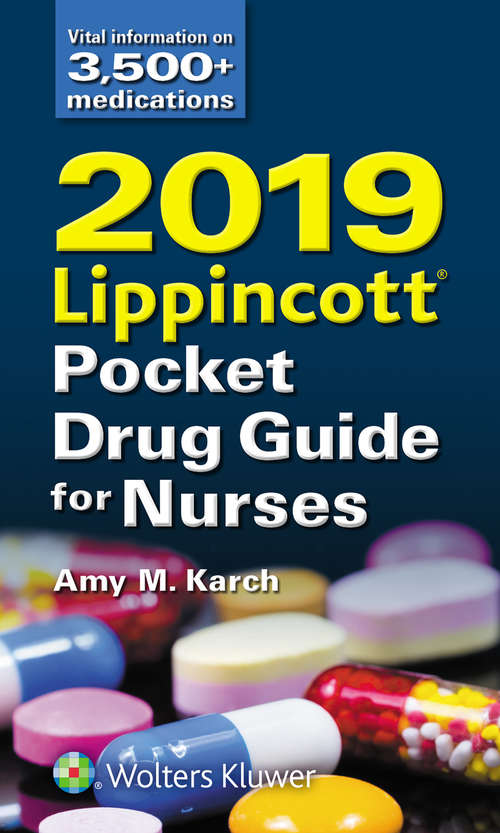 Book cover of 2019 Lippincott Pocket Drug Guide for Nurses