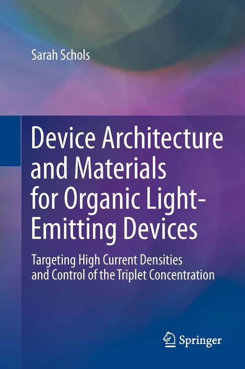 Book cover of Device Architecture and Materials for Organic Light-Emitting Devices