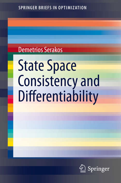 Book cover of State Space Consistency and Differentiability